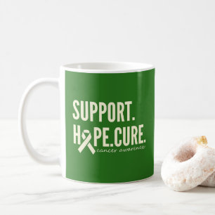 cancer awareness support hope cure Mugs