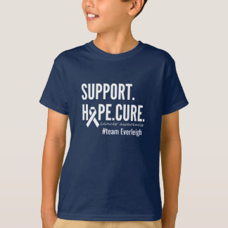 cancer awareness support Personalized Kids T-Shirt