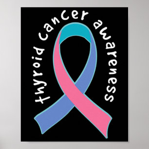 Cancer Awareness Support Walk Ribbon  Poster