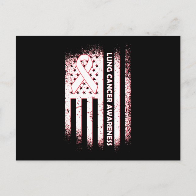 Cancer Awareness Survivor Lung Cancer Awareness Fi Postcard (Front)