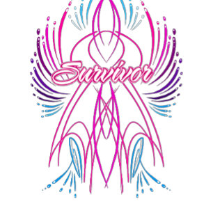 Cancer awareness Survivor pickleball paddle
