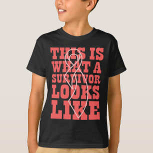Cancer Awareness This Is What A Survivor Looks Lik T-Shirt