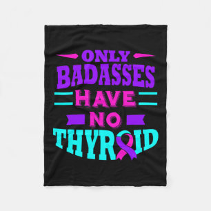 Cancer Awareness Thyroidectomy Removal Surgery Fleece Blanket