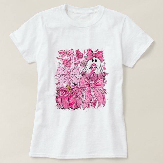 Cancer Awareness We Wear Pink T-Shirt (Design Front)