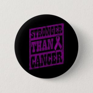 Cancer Awareness World Cancer Day Stronger Than Ca 2 Inch Round Button