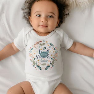 Cancer Baby - Sweet and Sensitive -  Zodiac Design Bodysuit