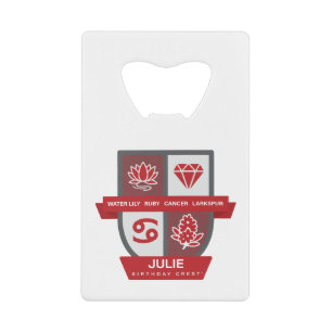 Cancer Birthday Crest™ pour le 1er-22 juillet