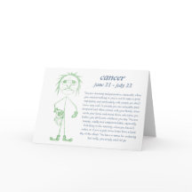 Cancer [ - BitchScope - ] Birthday Card