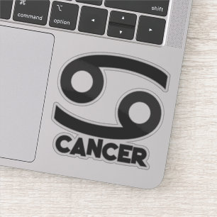 Cancer Bold Zodiac Sign Horoscope Custom Text