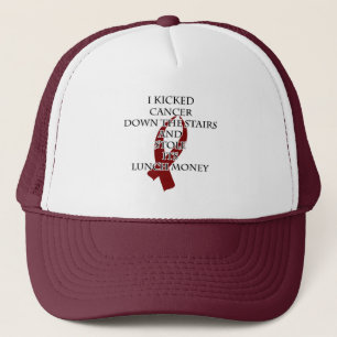 Cancer Bully (Burgundy Ribbon) Trucker Hat