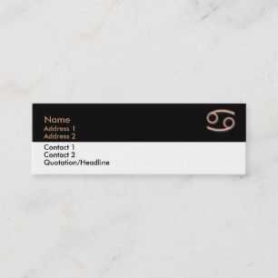 Cancer Business Card