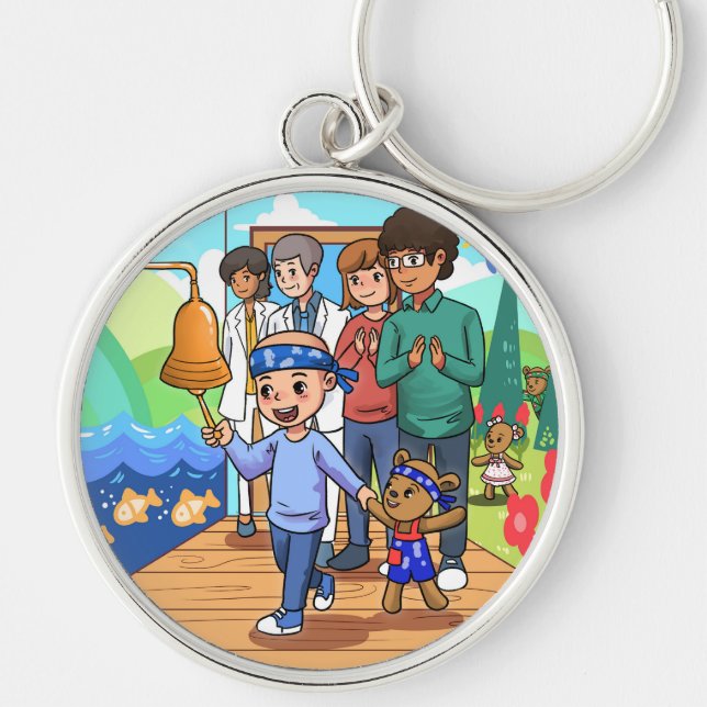 Cancer Care Inspirational Keychain (Front)