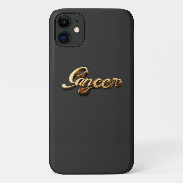 Cancer Case-Mate iPhone Case (Back)