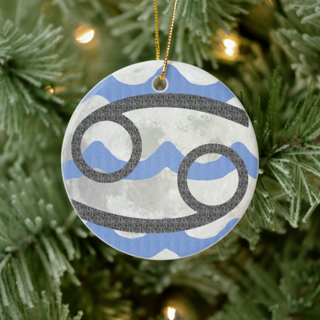 Cancer Ceramic Ornament (Tree)