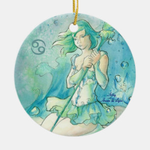 Cancer Ceramic Ornament