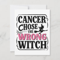 Cancer Chose the Wrong Witch Halloween Awareness