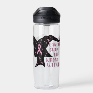 Cancer Chose the Wrong Witch Water Bottle