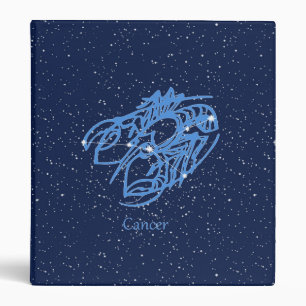 Cancer Constellation and Zodiac Sign with Stars 3  Binder