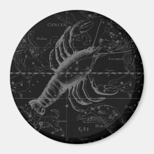 Cancer Constellation Hevelius 1690 Decor Magnet
