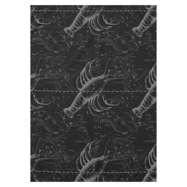 Cancer Constellation Hevelius 1690 Decor Tablecloth (Front)