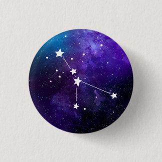 Cancer Constellation Zodiac 1 Inch Round Button