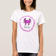 Cancer Crab Zodiac Sign Astrology pink sparkle