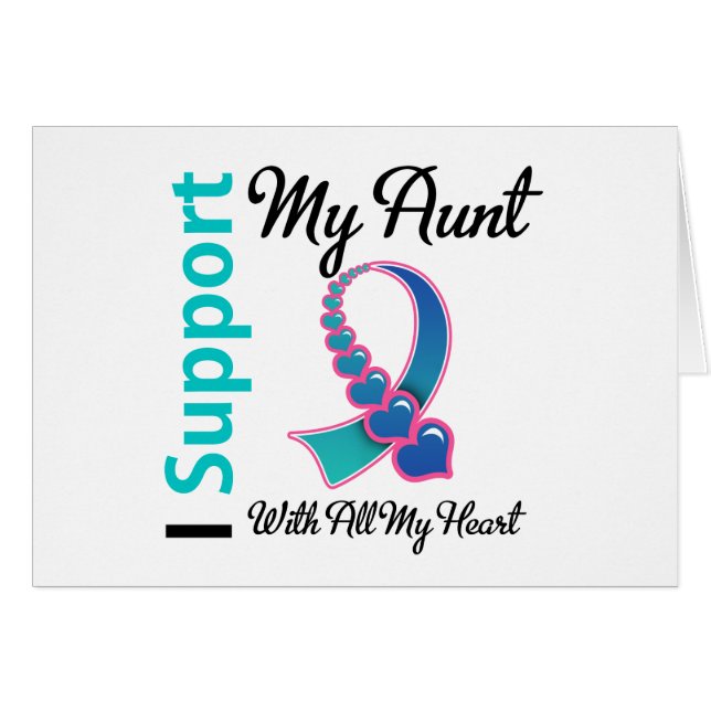 Cancer de la thyroïde Je soutiens ma tante (Devant horizontal)