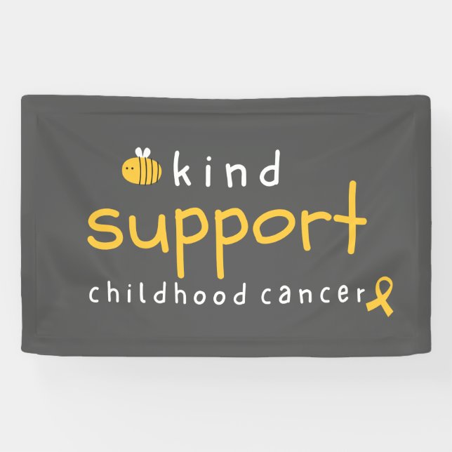 cancer de l'enfance être gentil soutien bannière (Horizontal)