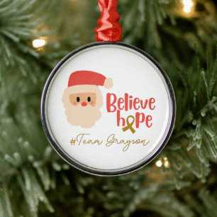 cancer de l'enfance Noël Custom Ornements