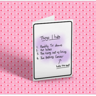 Cancer Diagnosis  Card