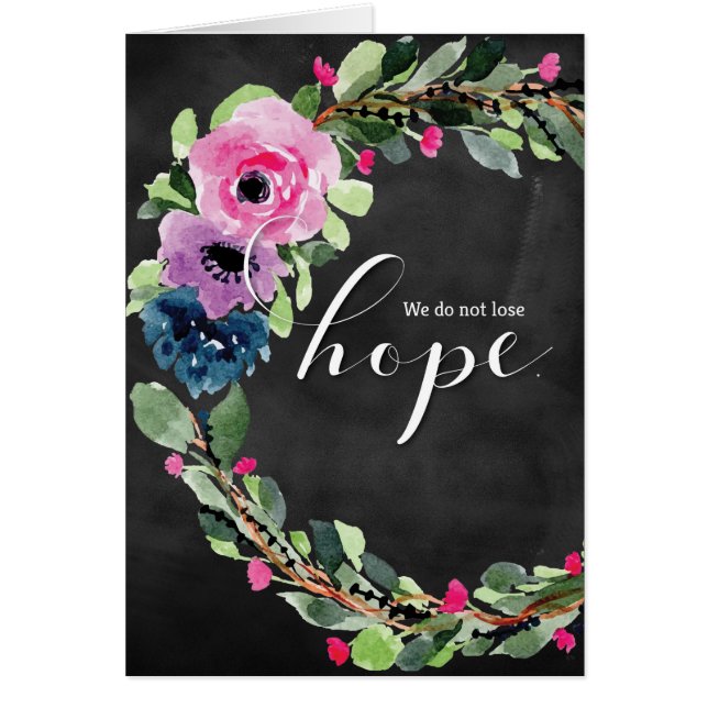 Cancer Diagnosis, We Do Not Lose Hope (Front)