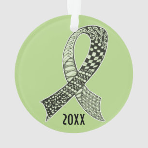 Cancer Disease Awareness Ribbon Pick Any Colour Ornament