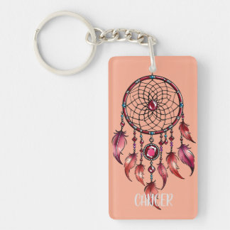 Cancer Dreamcatcher Keychain