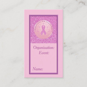 Cancer du sein Carte de visite de la Parties scint
