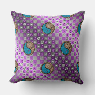 Cancer & Earth Boar Throw Pillow
