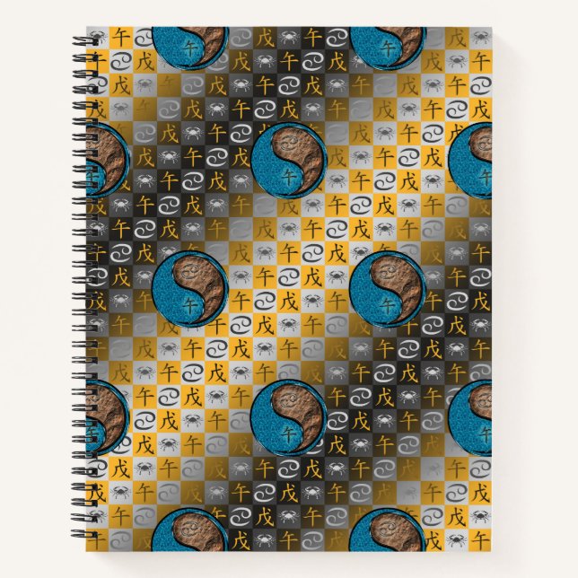Cancer & Earth Horse Notebook (Front)