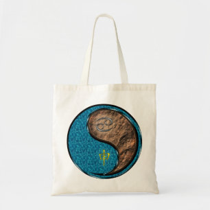 Cancer & Earth Monkey Tote Bag