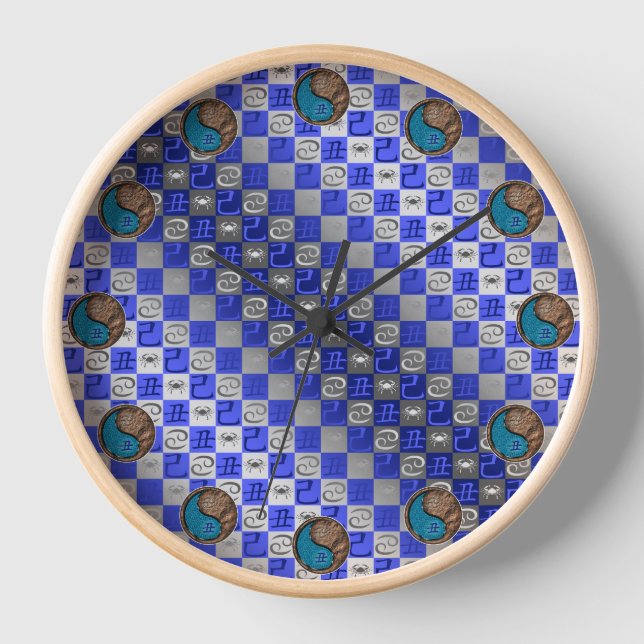 Cancer & Earth Ox Clock (Front)