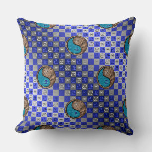 Cancer & Earth Ox Throw Pillow