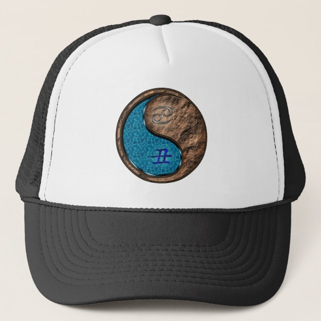 Cancer & Earth Ox Trucker Hat (Front)