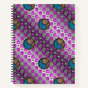 Cancer & Earth Rooster Notebook