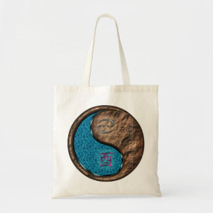 Cancer & Earth Rooster Tote Bag