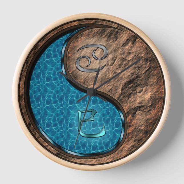 Cancer & Earth Snake Clock (Front)