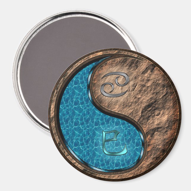 Cancer & Earth Snake Magnet (Front/Back)