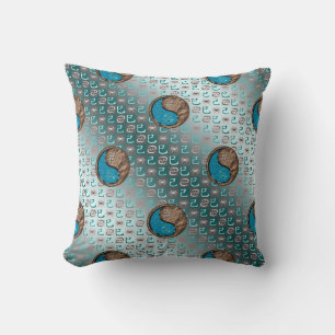 Cancer & Earth Snake Throw Pillow