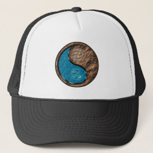 Cancer & Earth Snake Trucker Hat