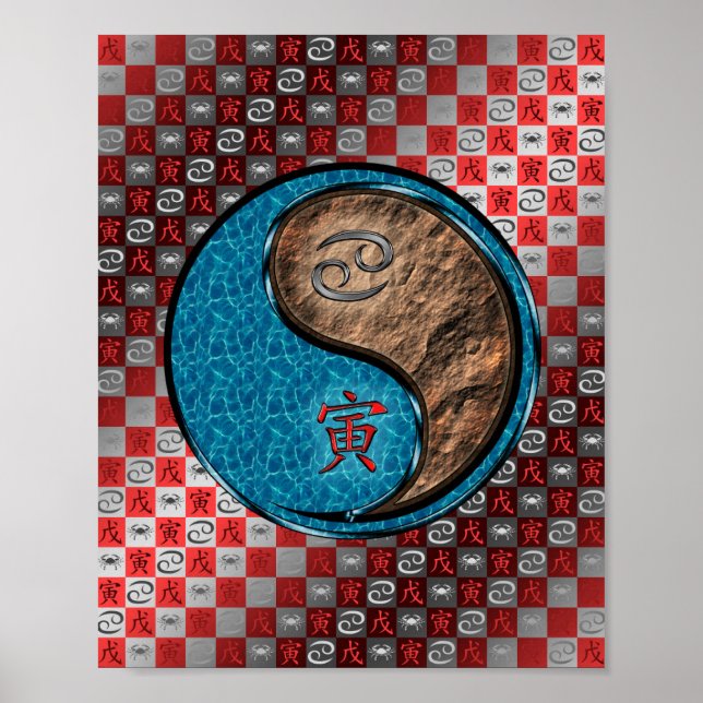 Cancer & Earth Tiger Poster (Front)