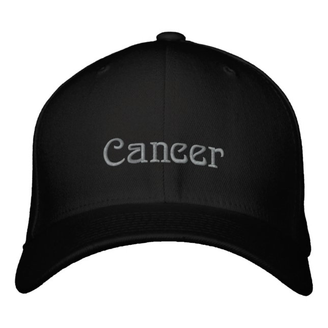 CANCER EMBROIDERED HAT (Front)