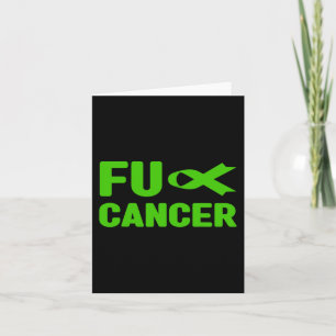 Cancer - Fck Bile Duct Cancer Awareness 3  Card