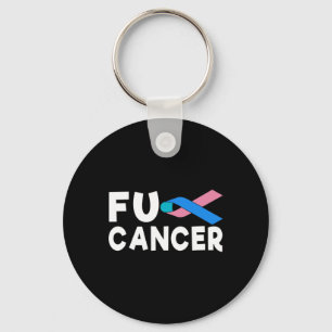 Cancer Fight Cancer Ribbon 21  Keychain